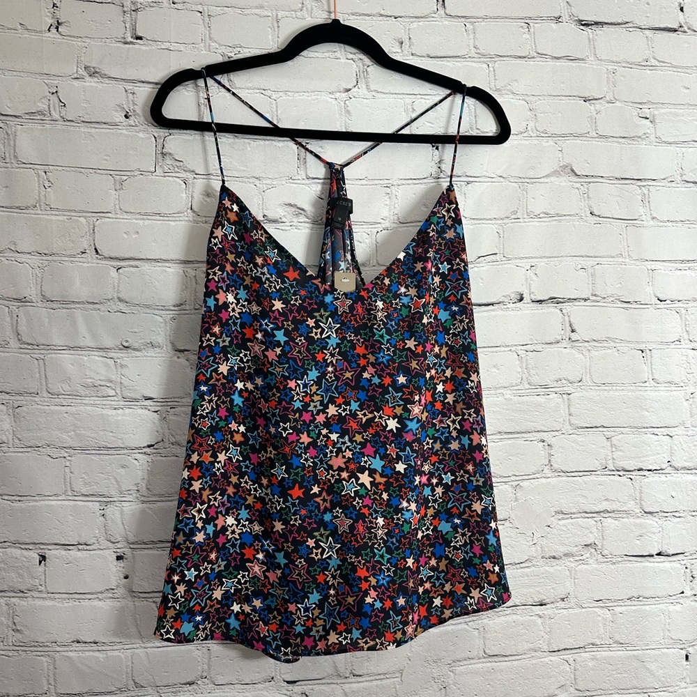 J. crew Carrie Cami in Kaleidoscope Star Print